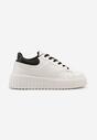 Sneakers Alb cu negru