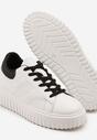 Sneakers Alb cu negru