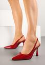 Pantofi stiletto Bordo