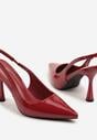 Pantofi stiletto Bordo