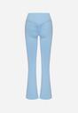 Niebieskie Legginsy Typu Dzwony z Wysokim Stanem Orralise