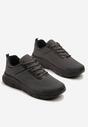 Ciemnoszare Buty Sportowe Sneakersy z Ozdobnym Tłoczeniem Wiline
