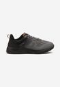 Szare Buty Sportowe Sneakersy z Geometrycznym Wzorem Odirina