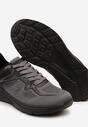 Szare Buty Sportowe Sneakersy z Geometrycznym Wzorem Odirina