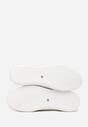 Białe Skórzane Tenisówki Ozdobione Perforacją Tellireth