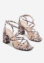 Sandale Imprimeu leopard