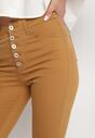 Jasnobrązowe Spodnie Skinny Kyllienne