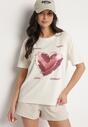 T-shirt Bej deschis