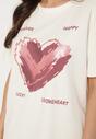 T-shirt Bej deschis