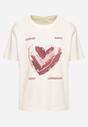 T-shirt Bej deschis
