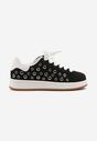 Czarne Sneakersy Ozdobione Nitami Felorenia