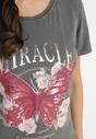 T-shirt Gri închis
