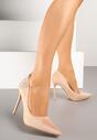 Pantofi stiletto Bej