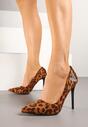 Pantofi stiletto Imprimeu leopard