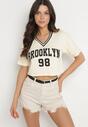 T-shirt Bej deschis