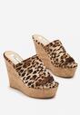 Papuci Imprimeu leopard