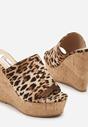 Papuci Imprimeu leopard