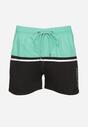 Pantaloni scurți Verde cu negru