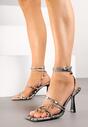 Sandale Print piele de șarpe