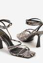 Sandale Print piele de șarpe