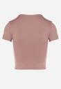 T-shirt Roz închis
