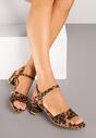 Sandale Imprimeu leopard