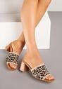 Papuci Imprimeu leopard