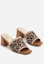 Papuci Imprimeu leopard