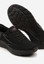 Czarne Buty Sportowe Sneakersy z Ozdobnym Tłoczeniem Axedla