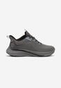 Ciemnoszare Buty Sportowe Sneakersy Ozdobione Tłoczonym Wzorem Axevia