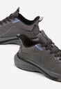 Ciemnoszare Buty Sportowe Sneakersy Ozdobione Tłoczonym Wzorem Axevia