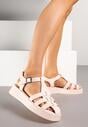 Sandale Roz deschis