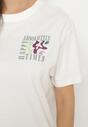 Biały Bawełniany T-shirt Oversize Fillaria