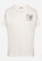 Biały Bawełniany T-shirt Oversize Fillaria