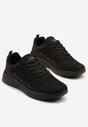Czarne Buty Sportowe Sneakersy z Perforacją Ziraline