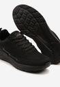 Czarne Buty Sportowe Sneakersy z Perforacją Ziraline