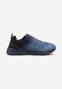 Niebieskie Buty Sportowe Sneakersy z Perforacją Ziraline