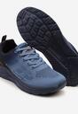 Niebieskie Buty Sportowe Sneakersy z Perforacją Ziraline