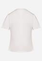Biały Bawełniany Klasyczny T-shirt Ralarie