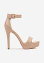 Pantofi stiletto Bej