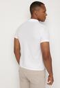 Biały T-shirt Polo z Bawełną Fodelira