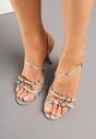 Sandale Print piele de șarpe