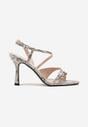 Sandale Print piele de șarpe