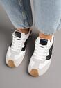 Białe Sneakersy Ozdobione Geometrycznym Motywem Ardetia