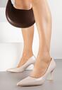 Pantofi stiletto Bej