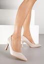 Pantofi stiletto Bej