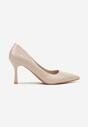 Pantofi stiletto Bej