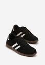 Czarne Buty Sportowe Sneakersy z Paskami z Boku Nalovelle