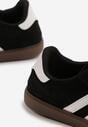 Czarne Buty Sportowe Sneakersy z Paskami z Boku Nalovelle