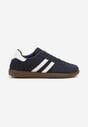 Granatowe Buty Sportowe Sneakersy z Paskami z Boku Nalovelle